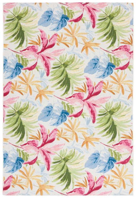 Safavieh Barbados Bar562A Ivory/Green Rust Rug.