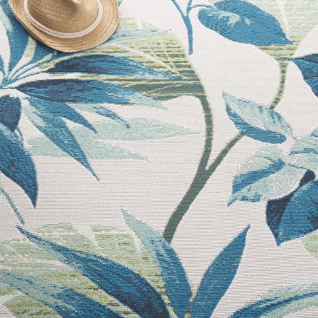 Safavieh Barbados Bar563A Ivory/Blue Rug.