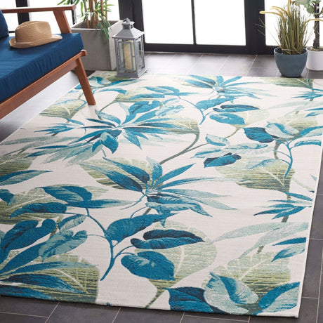 Safavieh Barbados Bar563A Ivory/Blue Rug.