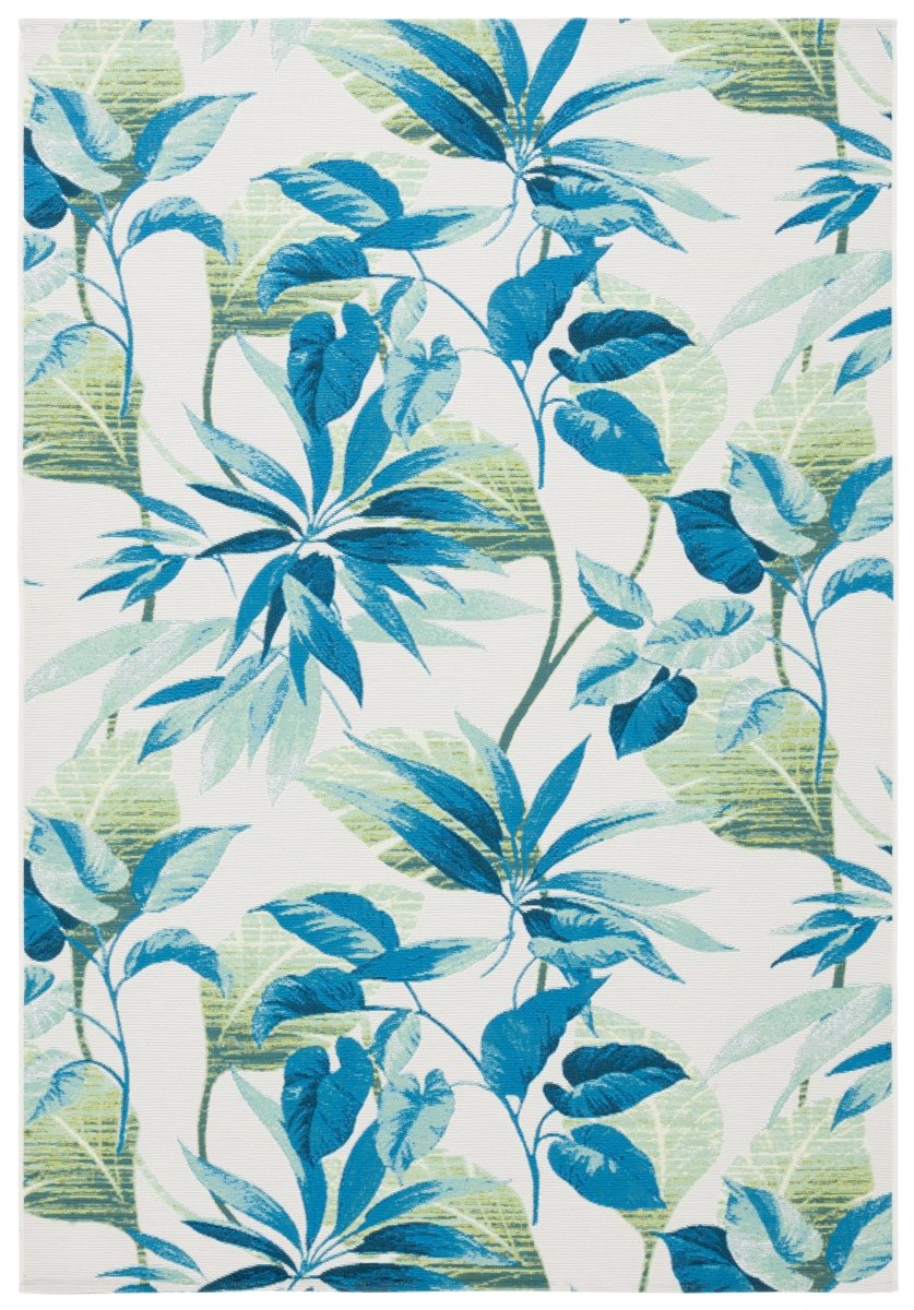 Safavieh Barbados Bar563A Ivory/Blue Rug.