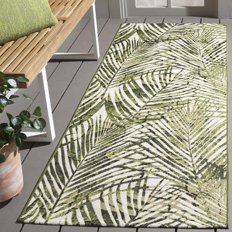 Safavieh Barbados Bar564A Ivory/Green Rug.