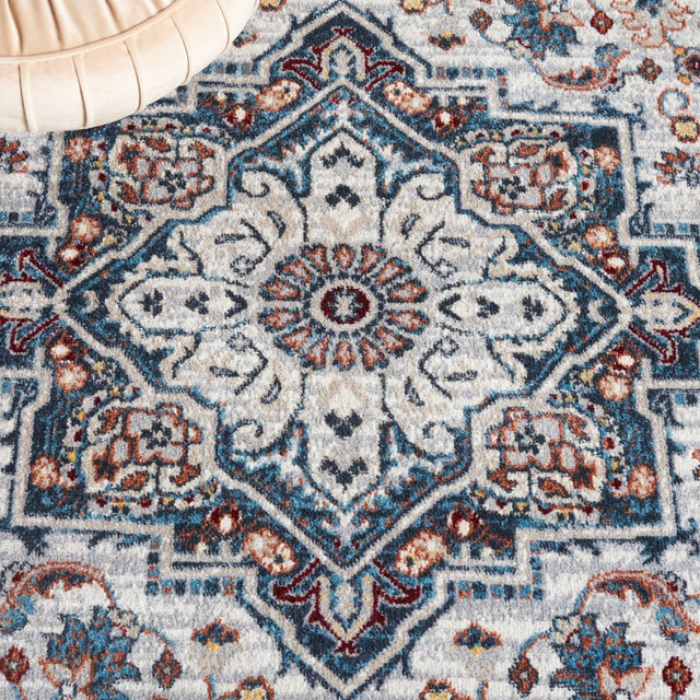 Safavieh Bayside Bay110M Blue/Grey Rug.