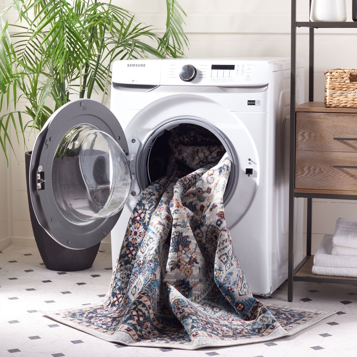 Safavieh Bayside Bay110M Blue/Grey Rug.