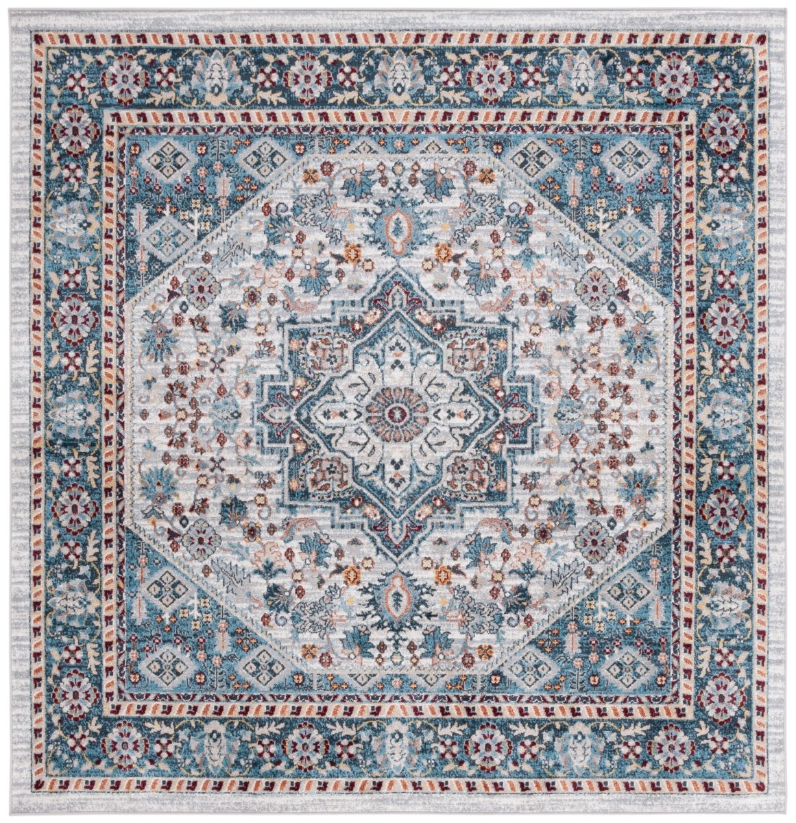 Safavieh Bayside Bay110M Blue/Grey Rug.