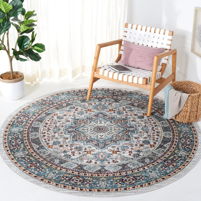 Safavieh Bayside Bay110M Blue/Grey Rug.