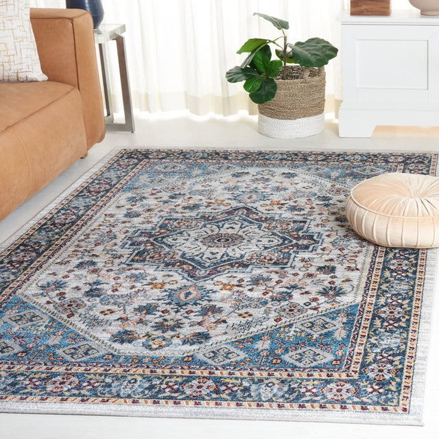 Safavieh Bayside Bay110M Blue/Grey Rug.