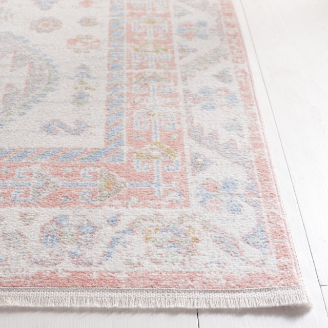 Safavieh Bayside Bay118A Ivory/Blue Pink Rug.
