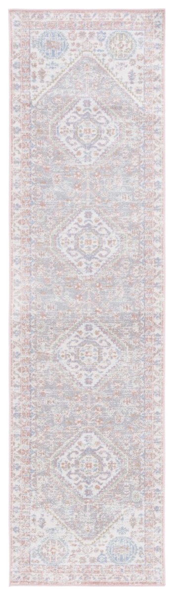 Safavieh Bayside Bay118A Ivory/Blue Pink Rug.