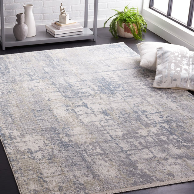 Safavieh Bayside Bay122F Grey/Ivory Blue Rug.