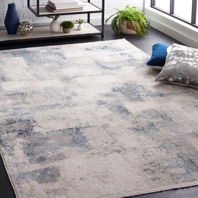 Safavieh Bayside Bay124M Blue/Grey Rug.