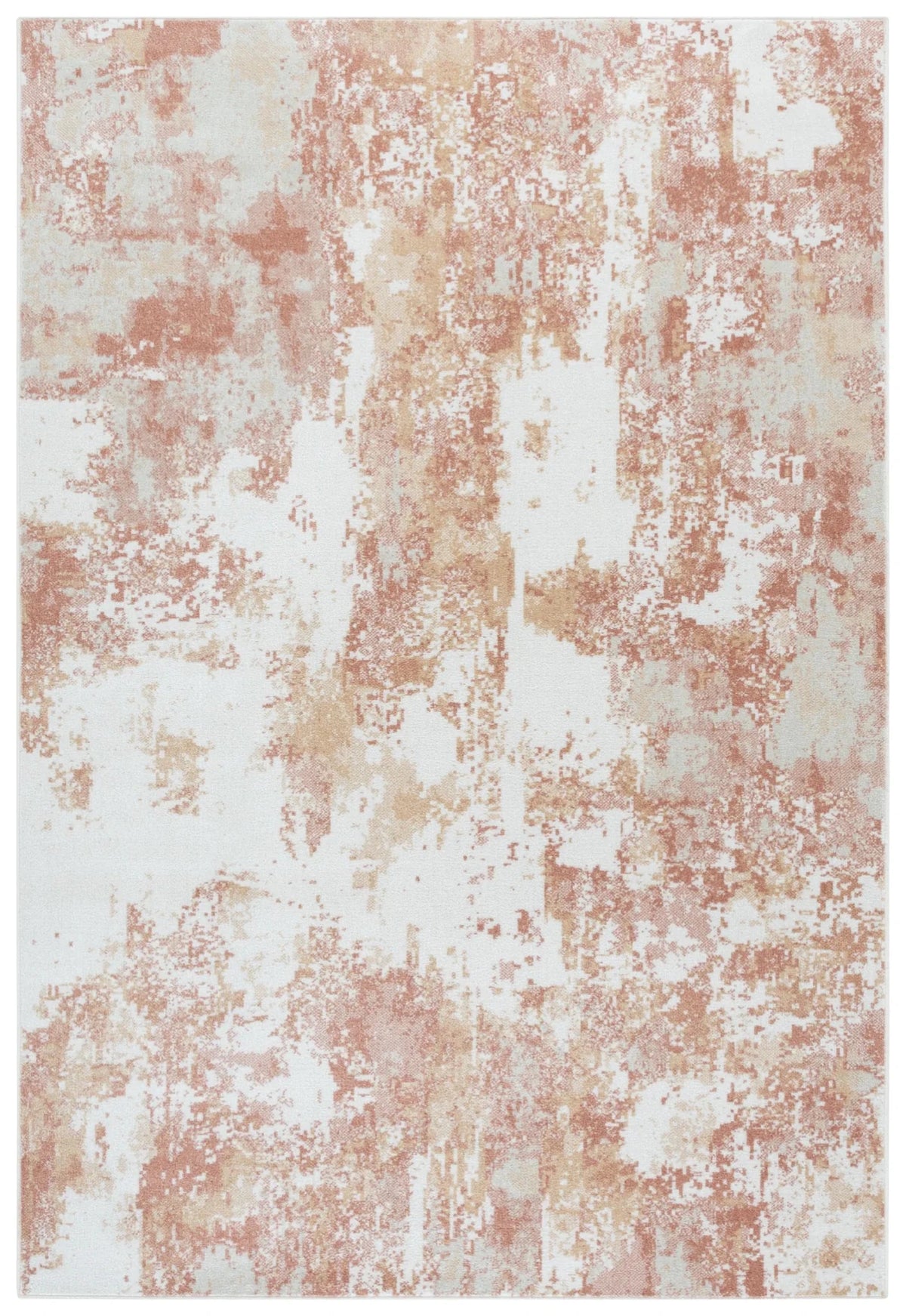 Safavieh Bayside 4'-0" x 6'-0" Rug in Ivory / Orange Beige