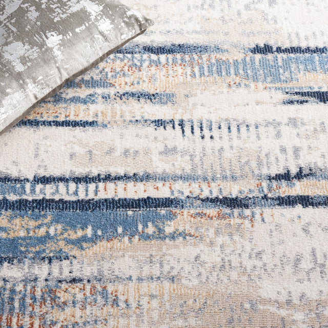 Safavieh Bayside Bay130M Blue/Gold Rug.