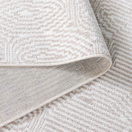 Safavieh Bayside Bay136T Ivory/Light Brown Rug.