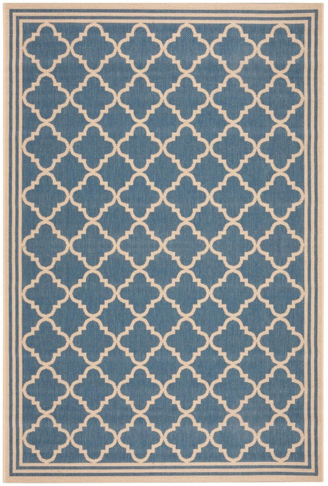 Safavieh Beach House Bhs121M Blue/Creme Rug.