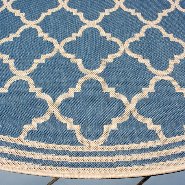 Safavieh Beach House Bhs121M Blue/Creme Rug.