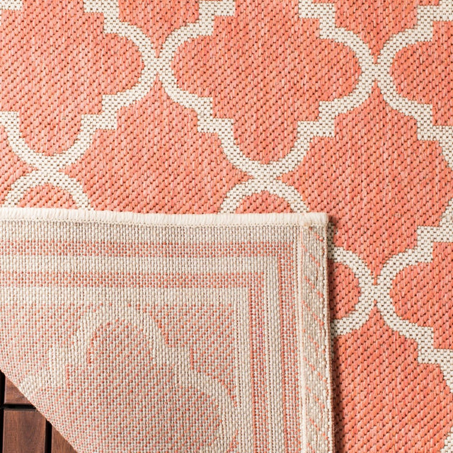 Safavieh Beach House Bhs121P Rust/Creme Rug.