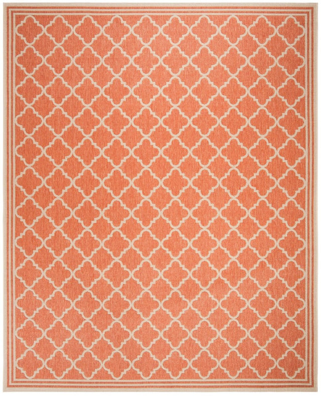 Safavieh Beach House Bhs121P Rust/Creme Rug.