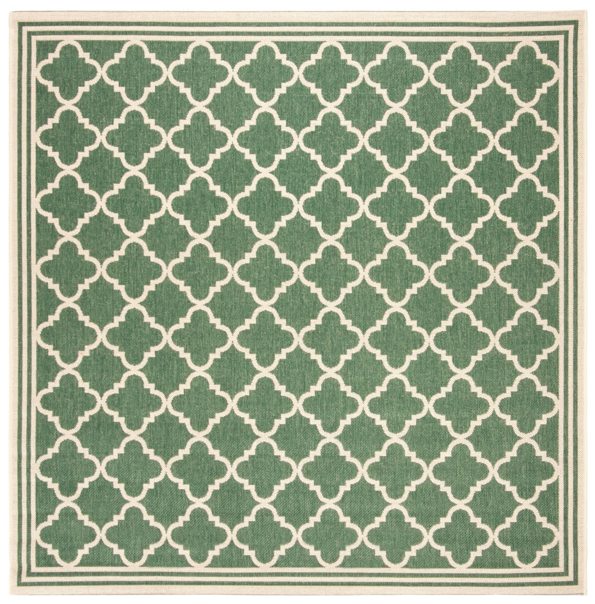 Safavieh Beach House Bhs121Y Green/Creme Rug.