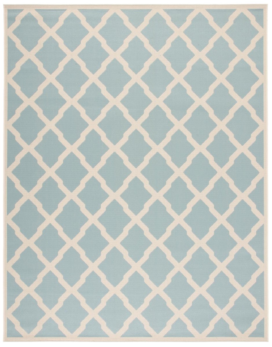 Safavieh Beach House Bhs122K Aqua/Cream Rugs.