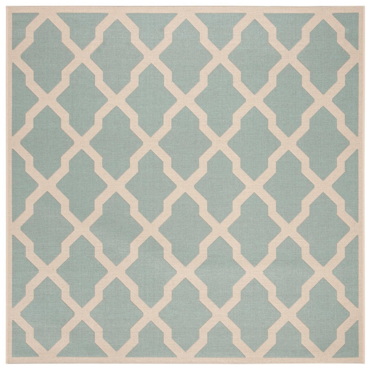 Safavieh Beach House Bhs122K Aqua/Cream Rugs.