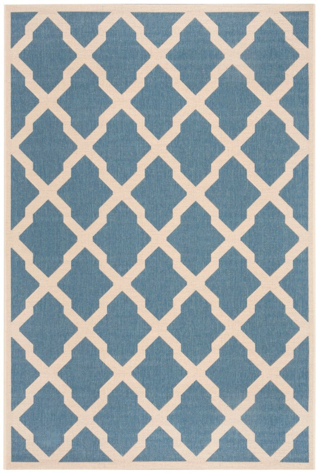 Safavieh Beach House Bhs122M Blue/Creme Rug.