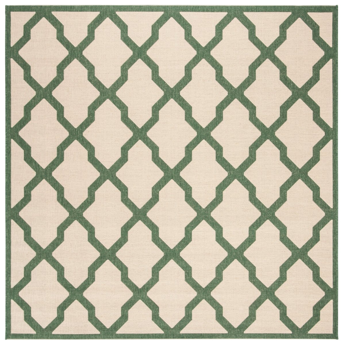 Safavieh Beach House Bhs122W Cream/Green Rugs.