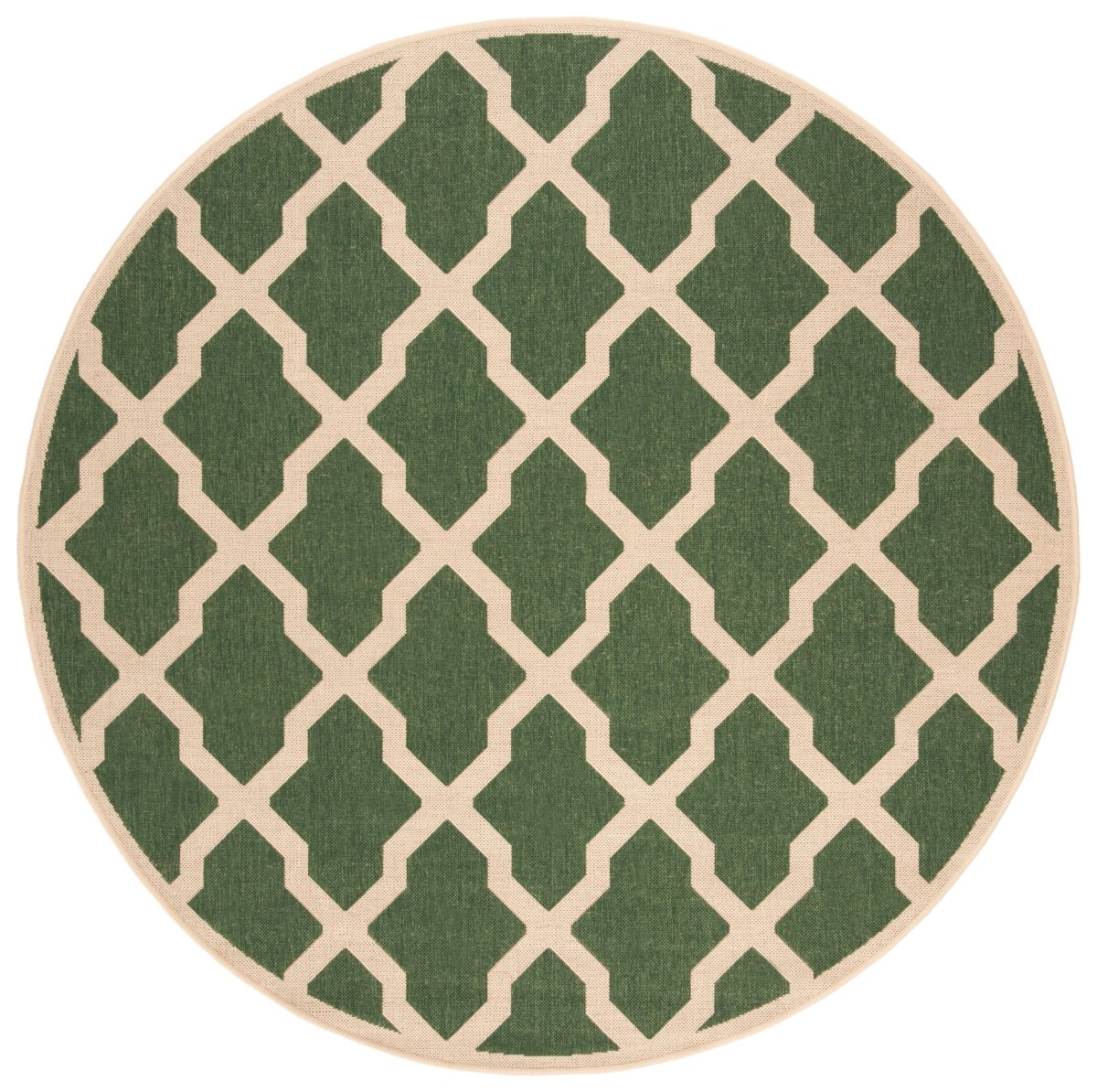 Safavieh Beach House Bhs122Y Green/Creme Rug.