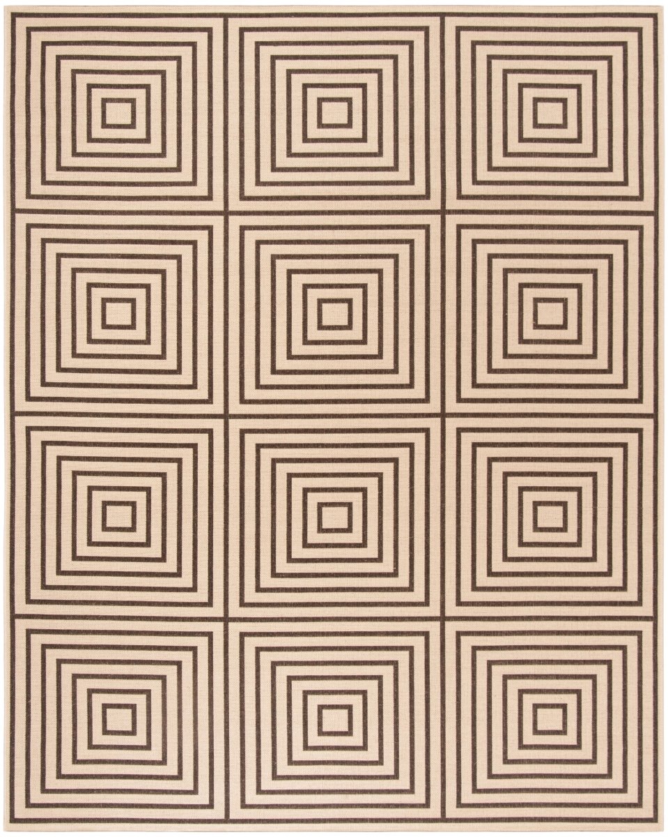 Safavieh Beach House Bhs123U Creme/Brown Rug.