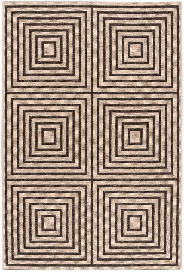 Safavieh Beach House Bhs123U Creme/Brown Rug.