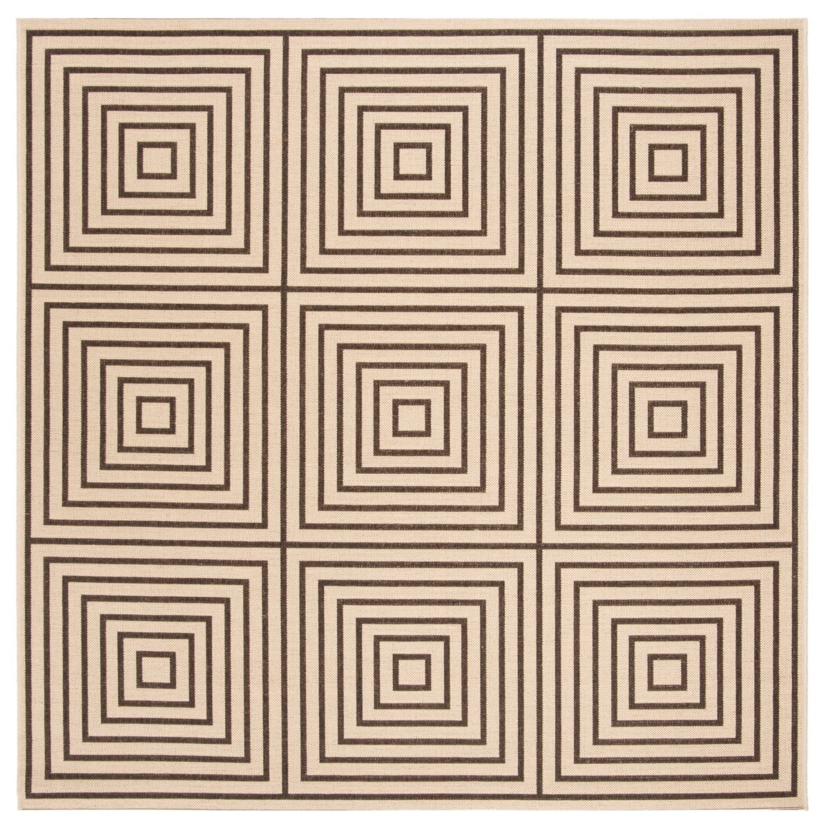 Safavieh Beach House Bhs123U Creme/Brown Rug.
