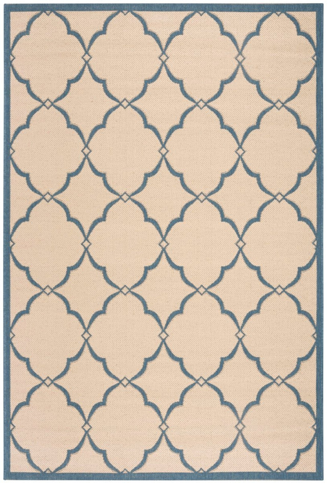 Safavieh Beach House Bhs125N Cream/Blue Rugs.