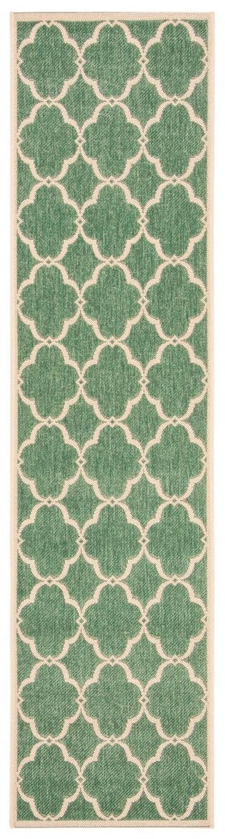 Safavieh Beach House Bhs125Y Green/Creme Rugs.