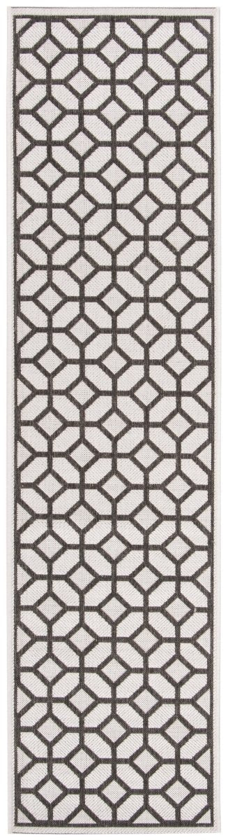 Safavieh Beach House Bhs127A Light Grey/Charcoal Rug.