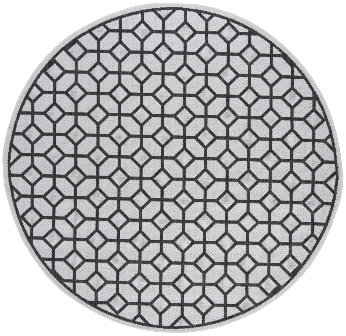 Safavieh Beach House Bhs127A Light Grey/Charcoal Rug.