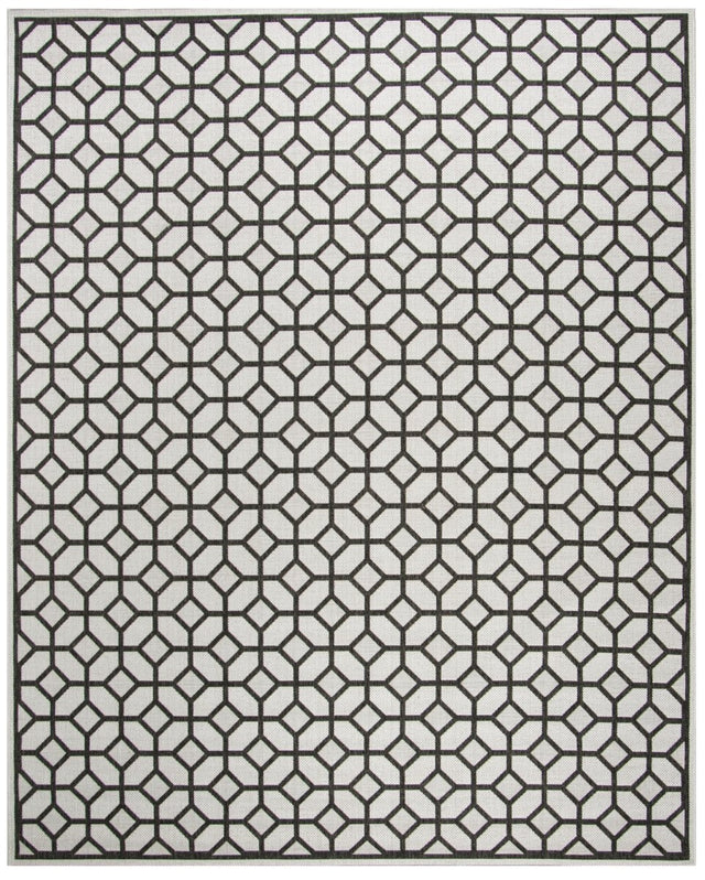 Safavieh Beach House Bhs127A Light Grey/Charcoal Rug.