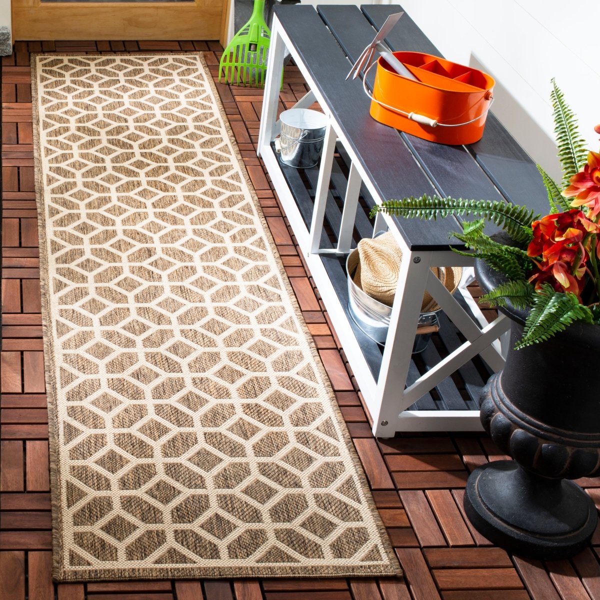 Safavieh Beach House Bhs127D Beige/Cream Rugs.