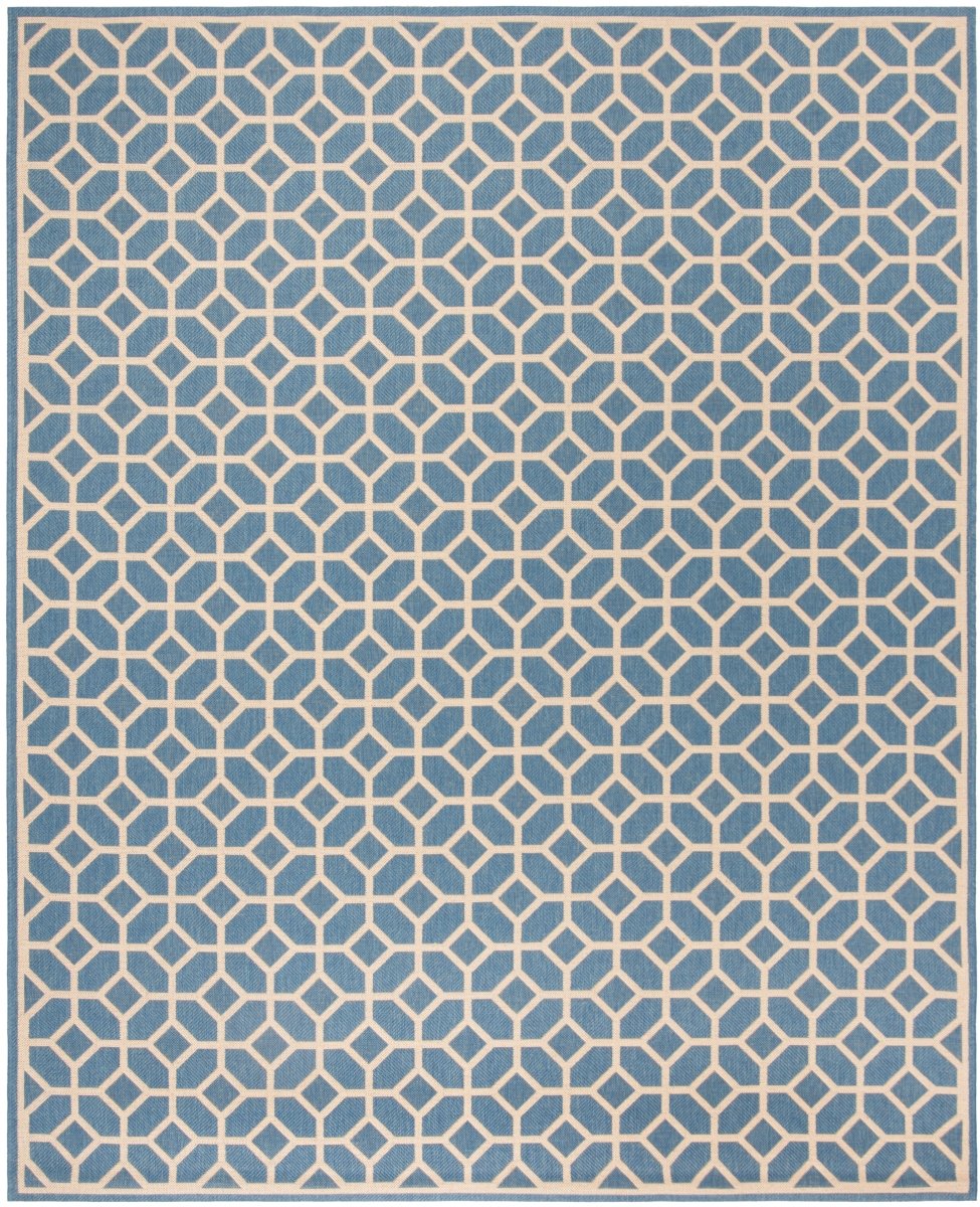 Safavieh Beach House Bhs127M Blue/Creme Rugs.