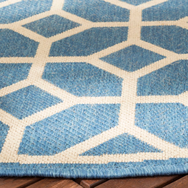 Safavieh Beach House Bhs127M Blue/Creme Rugs.