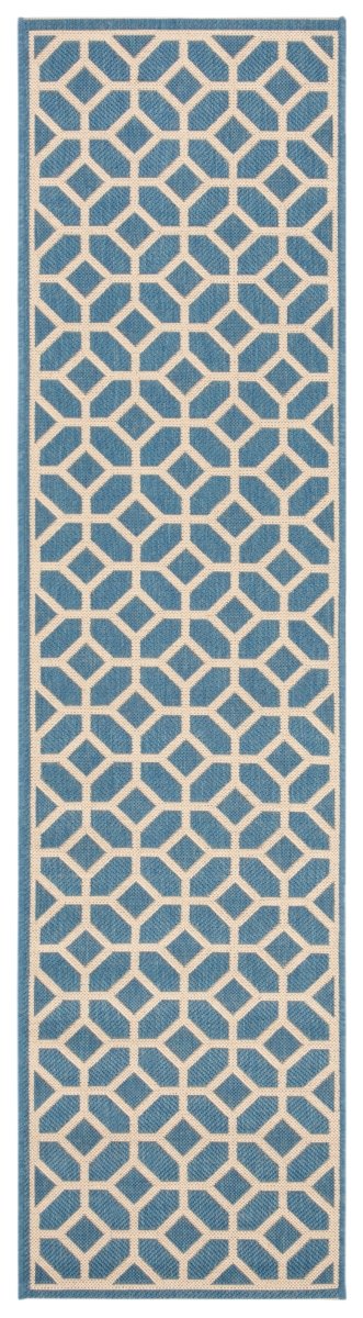 Safavieh Beach House Bhs127M Blue/Creme Rugs.