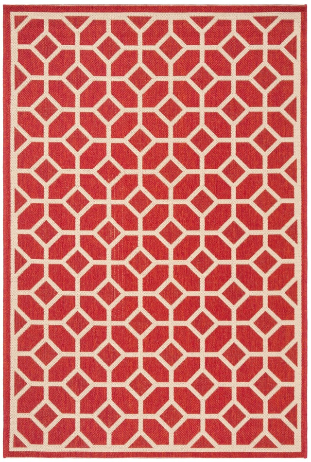 Safavieh Beach House Bhs127Q Red/Creme Rugs.