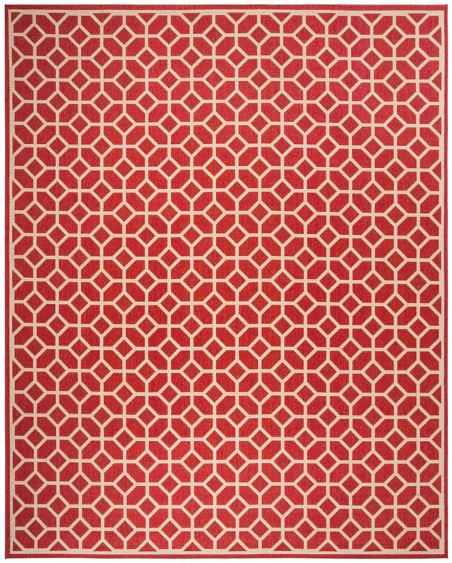 Safavieh Beach House Bhs127Q Red/Creme Rugs.