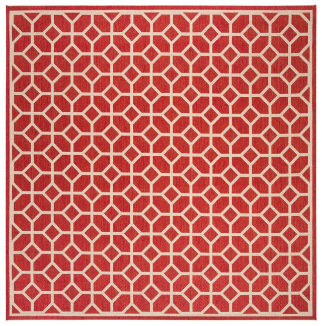 Safavieh Beach House Bhs127Q Red/Creme Rugs.