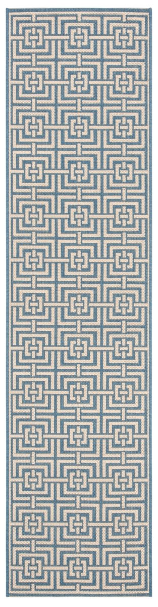 Safavieh Beach House Bhs128M Blue/Creme Rugs.