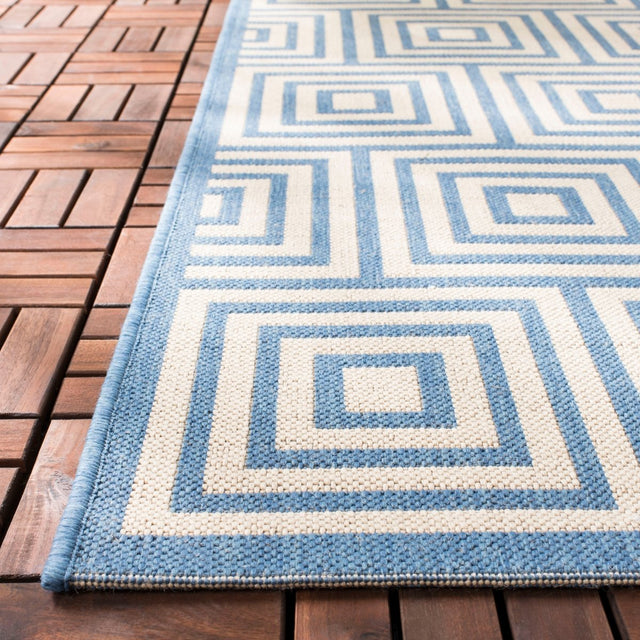 Safavieh Beach House Bhs128M Blue/Creme Rugs.