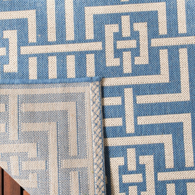 Safavieh Beach House Bhs128M Blue/Creme Rugs.
