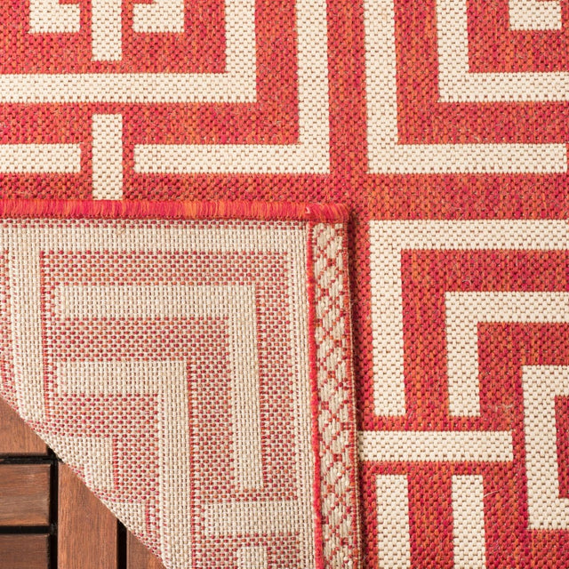 Safavieh Beach House Bhs128Q Red/Creme Rugs.