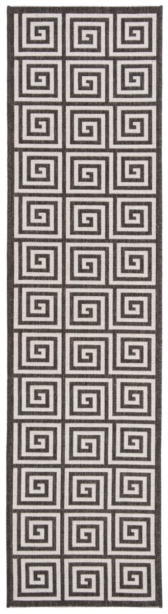 Safavieh Beach House Bhs129A Light Grey/Charcoal Rug.
