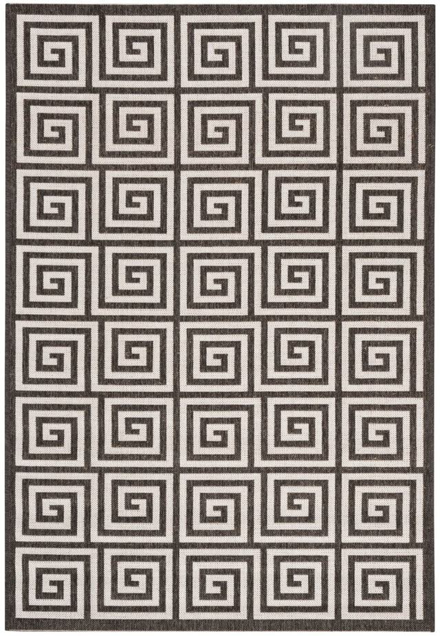 Safavieh Beach House Bhs129A Light Grey/Charcoal Rug.