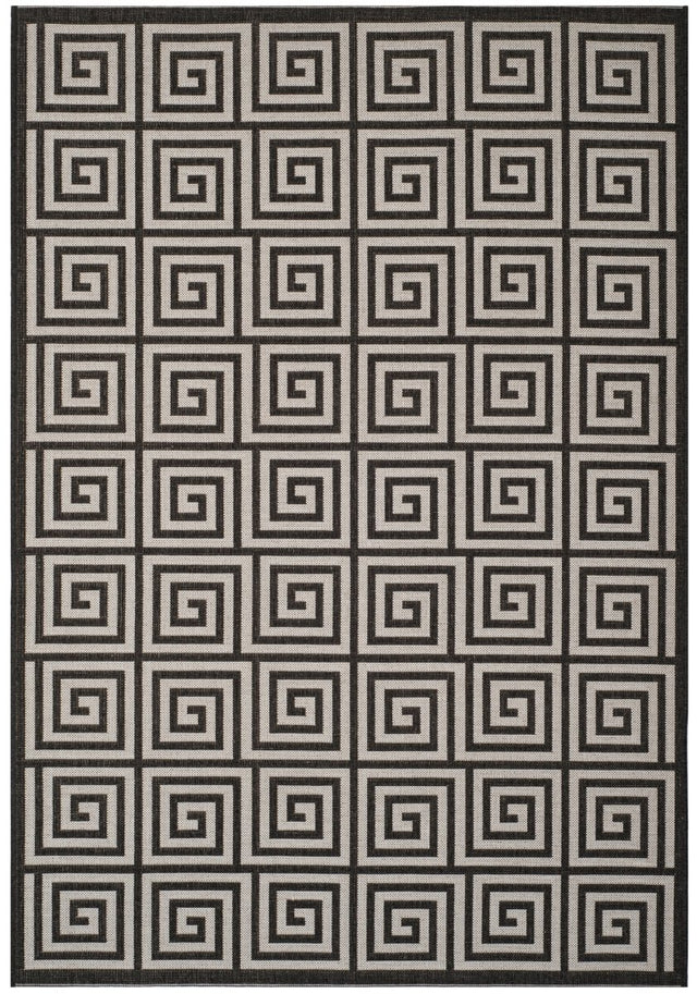 Safavieh Beach House Bhs129A Light Grey/Charcoal Rug.