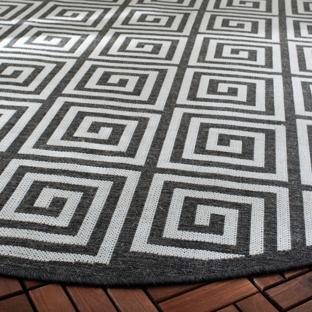 Safavieh Beach House Bhs129A Light Grey/Charcoal Rug.